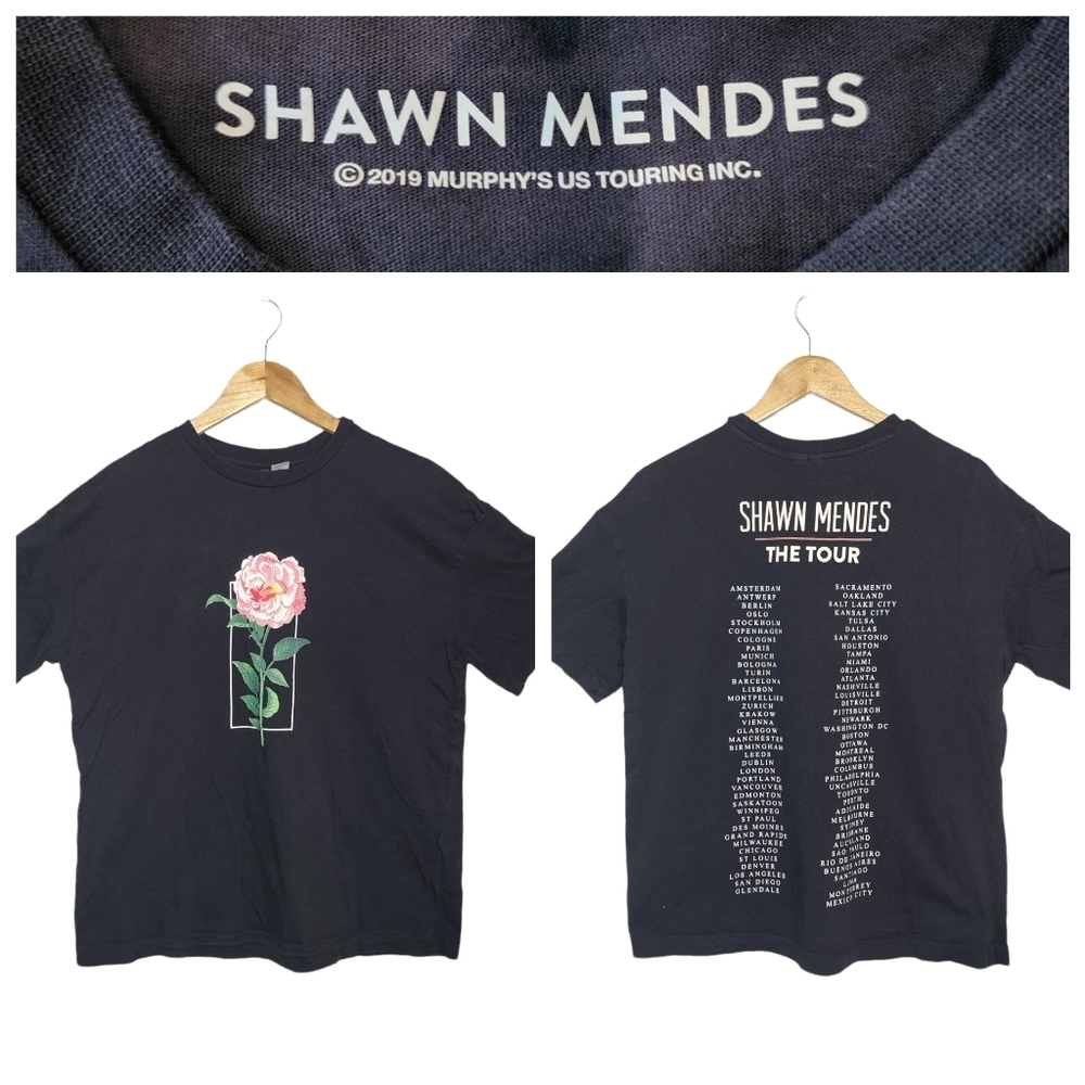 Shawn Mendes tour t-shirt h&m